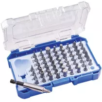 Faithfull XMS24SECSET 61 Piece Chrome Vanadium Security Screwdriver Bit Set