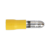 Sealey YT21 Bullet Terminal &oslash;5mm Yellow Pack of 100