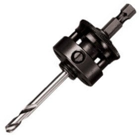 Starrett XA10 Quick Hitch Arbor with Carbide Tipped Pilot Drill and Hex Shank