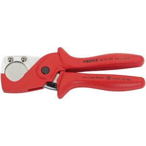 Knipex 90 61 20 Notching Pliers – 20x29mm For Plastic Ledges & Casings, Electric & Sanitary Installation, Clean Cut Edges