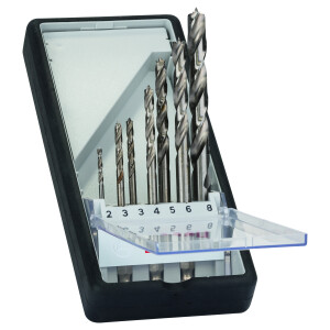 Bosch 2607010529 6 Piece Robust Line Metal Drill Bit Set Hss G 135 2 3 4 5 6 8mm 135 1 Pack Of 6 from Lawson HIS