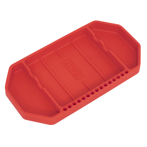 Red Magnetic Flexible Silicon Tool Tray