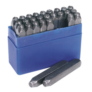 Number Height 1/8" DRAPER 37336 0-9 Number Stamp Set
