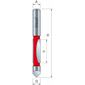 Freud 26 10025 6.4 x 19.0mm Panel Pilot Bit 1 4 Shank from Lawson HIS