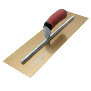 Marshalltown MPB145GSD Pre Worn Plasterers Trowel Gold Stainless