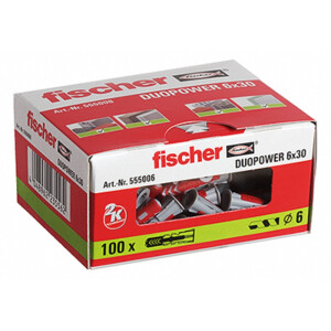 Hertings. FISCHER DUOPOWER PLUG - 538240 - M6 X 50mm