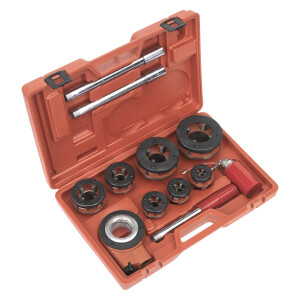 Pipe Treader Work Large Pipe Threader Large Hand Ratcheting Pipe Threader Tool Kit ...