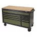 Draper 08236 B100-56GR Bunker® Workbench Roller Tool Cabinet, 10 Drawer, 56", Green