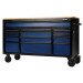 Draper 10747 BUNKER® Workbench Roller Tool Cabinet, 15 Drawer, 61", Blue