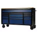Draper 10747 BUNKER® Workbench Roller Tool Cabinet, 15 Drawer, 61", Blue