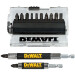 DeWalt DT70512T-QZ 14pce Impact Torsion Screwdriving Set with 2 Magnetic Drive Guides  