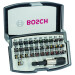 Bosch 2607017319 32-Piece Screwdriver Bit Set PH, PZ, H, T and Quick Change Universal Holder (Carton 10)