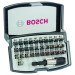 Bosch 2607017319 32-Piece Screwdriver Bit Set PH, PZ, H, T and Quick Change Universal Holder (Carton 10)