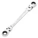 Draper 27746 HI-TORQ® Metric Flexible Head Double Ring Ratchet Spanner, 12 x 13mm