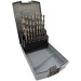 Heller 29380-8 19 Piece 1-10mm HSS-G Metal Drill Bit Set in Plastic Cassette