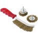 Clarke 1801561 CHT561 - 3 Piece Wire Brush Set