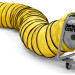 Clarke 3230286  20” Flexible PVC Duct For Contractor CON500 Ventilation Fan - Yellow