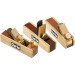 Clarke 1801838 CHT838 3 Piece Miniature Brass Plane Set