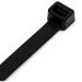 Lawson-HIS 550mm x 9.0mm 740N ( 75kg) Black Cable Ties (Pack of 100) 