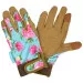 Kent & Stowe 70105241 Aqua Peony Premium Comfort Gloves - Ladies Medium