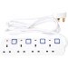 Silverline 341158 Powermaster Switched Extension Lead with Neon Indicator 4-Gang 230V