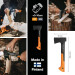 Fiskars 121423 XS-X7 Camping Axe 640g (1.4 lb)