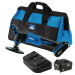 Draper 99735 *D20K8 D20 20 V Dual Action Polisher Kit, 125mm, 2 X 3.0 Ah Batteries, 1 X Fast Charger
