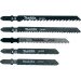 Makita A-86898 5-Piece Assorted/Mixed Jigsaw Blade Set