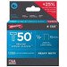 Arrow A50824 T50 12mm (1/2") Steel Staples (Pack of 1,250)