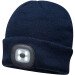 Portwest B029 Beanie Hat LED Head Light USB Rechargeable - One Size