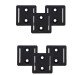 StealthMounts TMSPACE-BLK-6 Black 12mm Tool Mount Spacer (6 Pack)