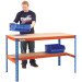 Clarke 7637870 CWB300LS Heavy Duty Workbench with Shelf