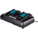 Makita DC18RD 110v Dual Port Charger For 14.4v - 18V LXT Batteries (110v)