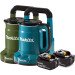 Makita DKT360 Body Only Green Twin 18v Kettle In Blue or Green with 2x 5.0Ah Batteries-Green