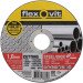 Flexovit 66252920407 A 60 S-BF41 Pro Inox Long Life Flat Metal Cutting Wheel 115 x 1.0 x 22.2mm (Each)