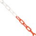 JSP HDC000-265-400 6mm White/Red Plastic Chain (25Mtr)