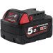 Milwaukee M18B5  5.0Ah Red Lithium-Ion Battery 18V