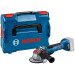 Bosch GWX 18V-10 P 18v Body Only 125mm Angle Grinder Brushless X-Lock Paddle Switch in L-Boxx