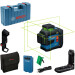 Bosch GLL 80-33 G + LB 10 Green Beam Line Laser 30m 360 Degree with Universal Mount & DK20 Ceiling Clip in Carry Case