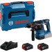 Bosch GBH 18V-22 X 18v SDS+ Hammer Drill 2x5.0Ah in L-Boxx