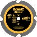 DeWalt DT20421-QZ 115 x 9.5 x 4T, Polycrystalline Diamond Circular Saw Blade For The DeWalt  DCS571 Compact Saw