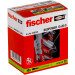 Fischer 538248 Duopower Nylon High Performance Plug and Screw 12 x 60mm Box of 10