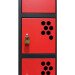 Armorgard PWS6P Powerstation, 6 Door Battery Charging Locker Bank With Padlock Camlocks 315mm x 453mm x 1803mm