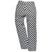 Portwest S068 (Chessboard) Black & White Check Chefswear Harrow Trousers - Waist L