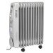Sealey RD2500T Oil Filled Radiator 2500W/230V 11 Element with Timer