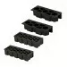 StealthMounts WH-BLK-SD-4 Black Screwdriver Rack Wall Hive System (4 Pack)