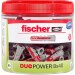 Fischer 535982 DuoPower 8 x 40 Round Container Pack x 80