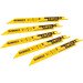 DeWalt DT2417-QZ 152mm BREAKAWAY Reciprocating Saw Blade For Metal Cutting Pack x 5