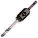 Starrett XA4C Arbor with Carbide Tipped Pilot Drill 6.5mm / 1/4" Hex Shank