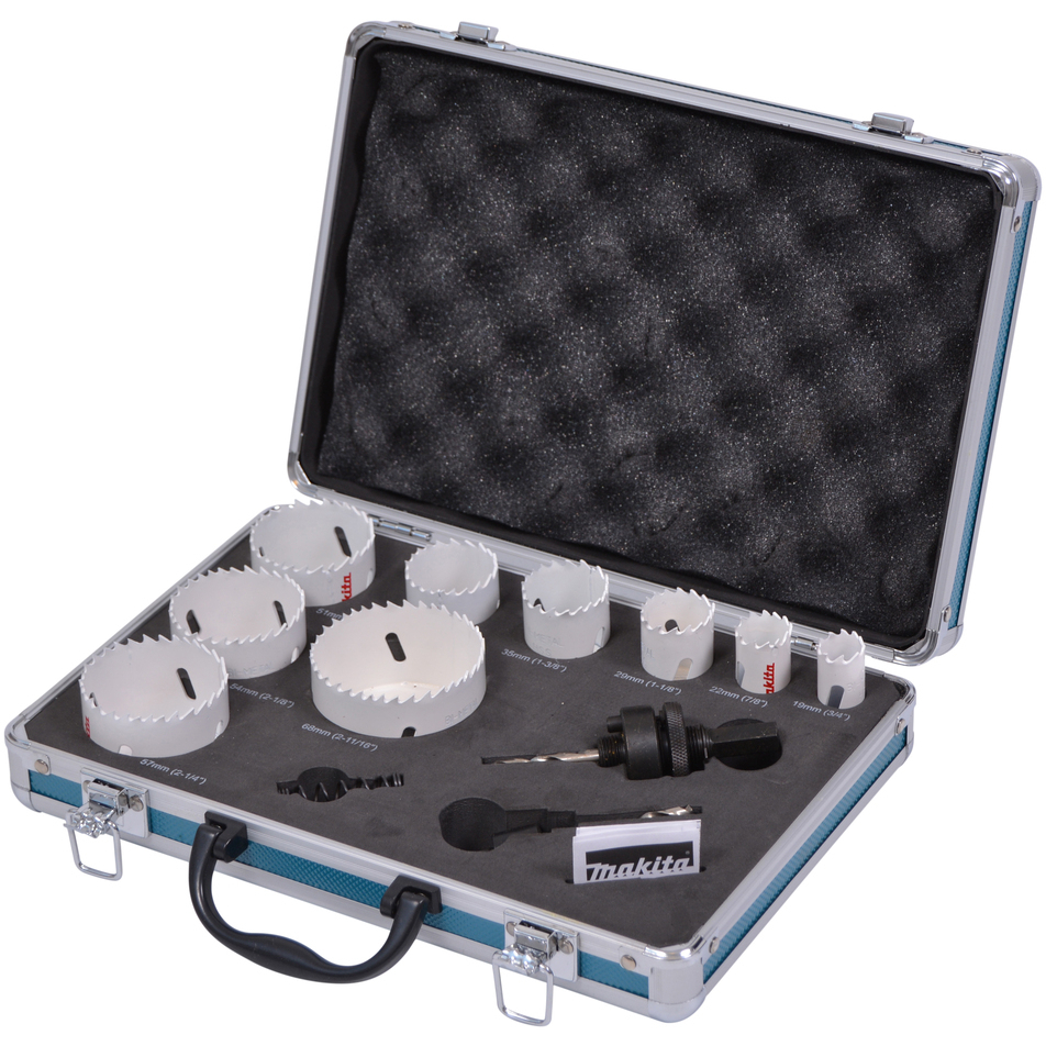 Makita D-47282 Electricians Holesaw Set 12 Piece